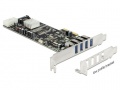 Delock Io Adapter - Pci Express X4 Card > 4 X External Usb 3.0 Quad Channel